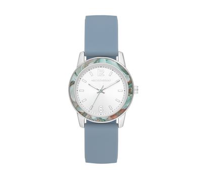 Accented Bezel Blue Watch