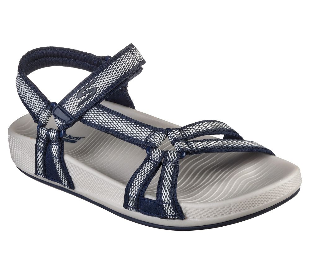 Skechers Womens Hyper Top Status Slide Sandals