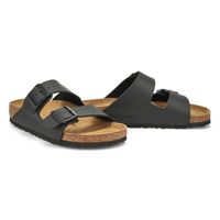 Womens Arizona Birko-Flor 2 Strap Sandal - Black