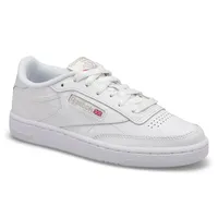 Womens Club C 85 Lace Up Sneaker - White/ Light Grey
