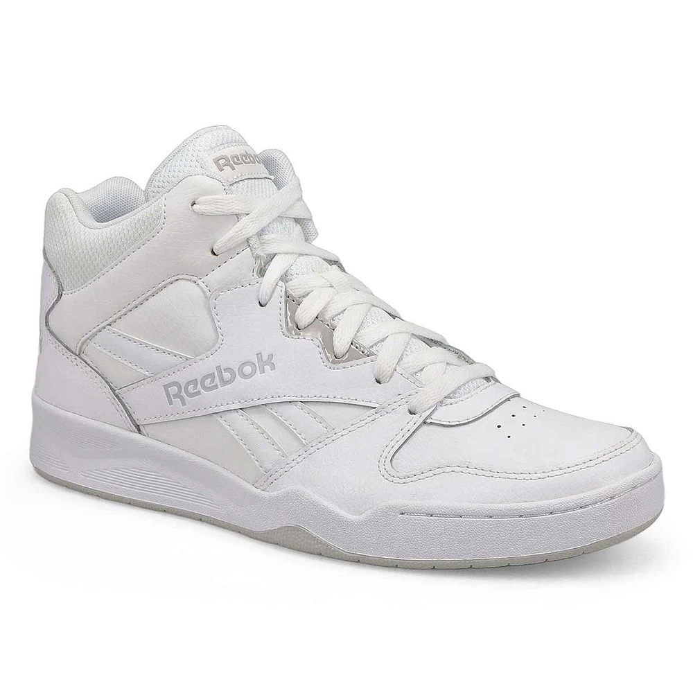 Mens Royal BB4500 Hi Top Sneaker - White/Grey