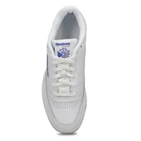 Mens Club C 85 Lace Up Sneaker - White/Royal
