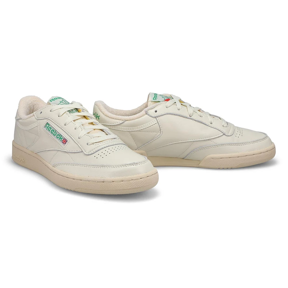 Mens Club C 85 Vintage Co Lace Up Sneaker - Chalk/Green