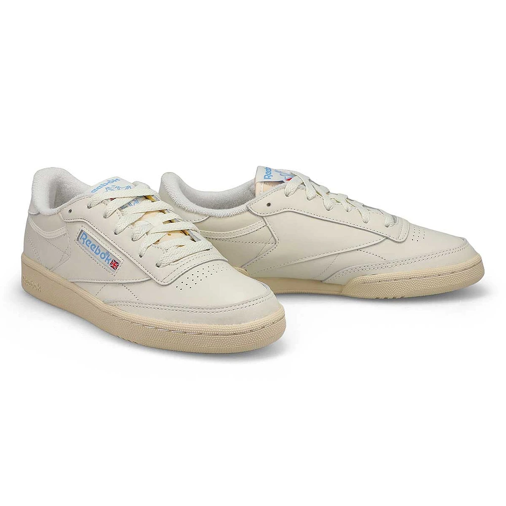 Womens Club C 85 Vintage Co Lace Up Sneaker - Chalk/Blue