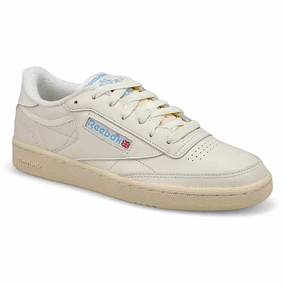 Womens Club C 85 Vintage Co Lace Up Sneaker - Chalk/Blue