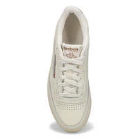 Womens Club C 85 Retro Tour Lace Up Sneaker - Chalk/Chalk/Rose Gold