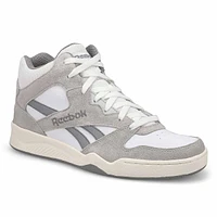 Mens Royal BB4500 H12 Hi Top Sneaker - White/Grey