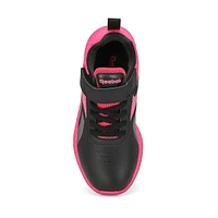 Kids Rush Runner 5.0 Lace Up Sneaker - Bold Pink/Black