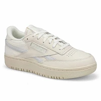 Womens  Club C Double Revenge Lace Up Sneaker - Chalk/Alabaster