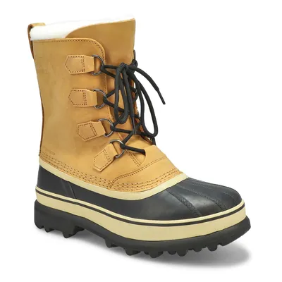 Mens Caribou Waterproof Winter Boot - Tan