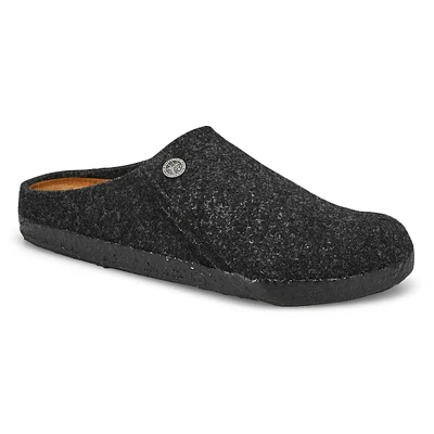 Womens Zermatt Narrow Slipper - Anthracite Wool