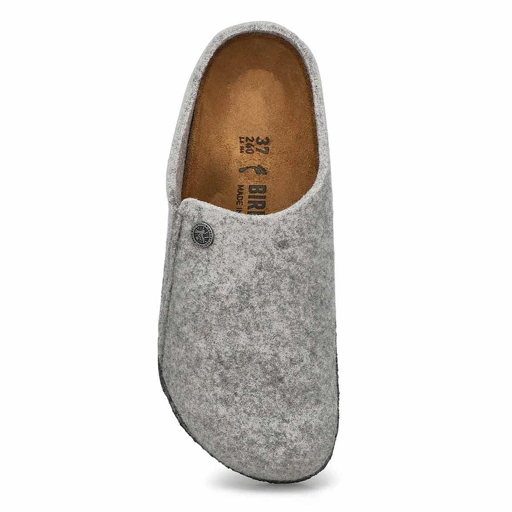 Womens Zermatt Narrow Slipper - Light Grey