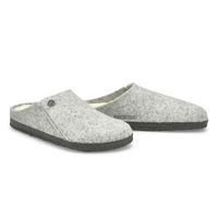 Womens Zermatt Shearling Narrow Slipper - Light Grey