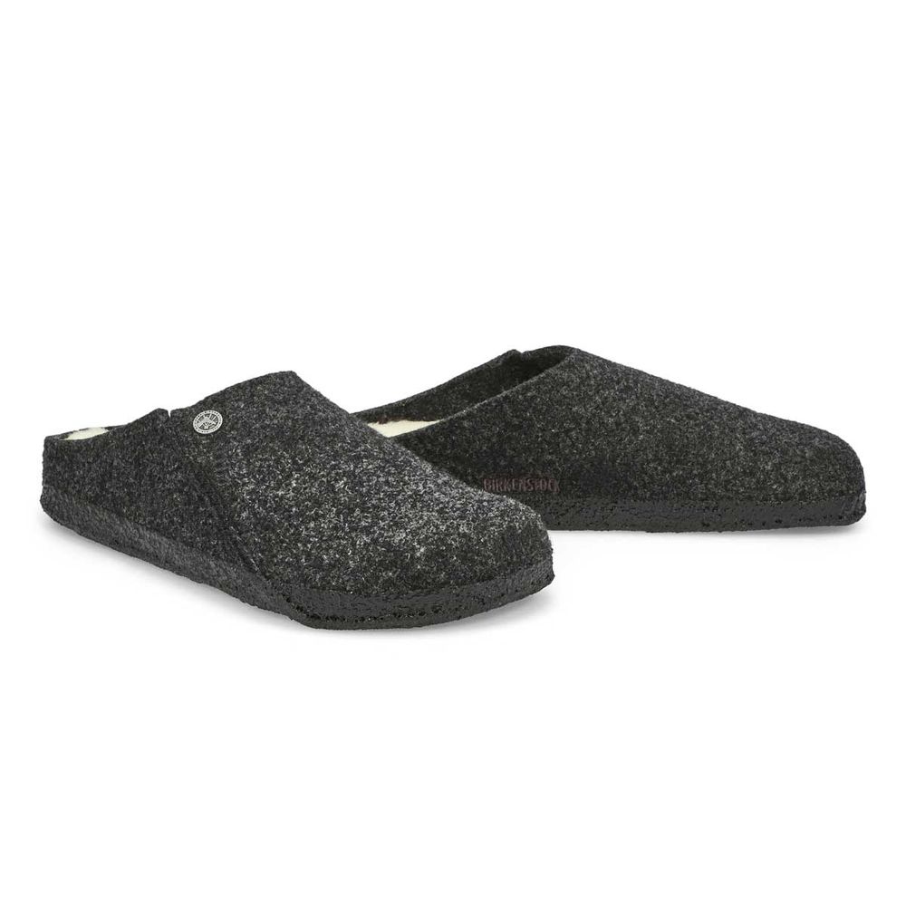 Mens  Zermatt Shearling Slipper - Anthracite