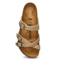 Womens Franca Oiled Leathers Sandal - Tobacco