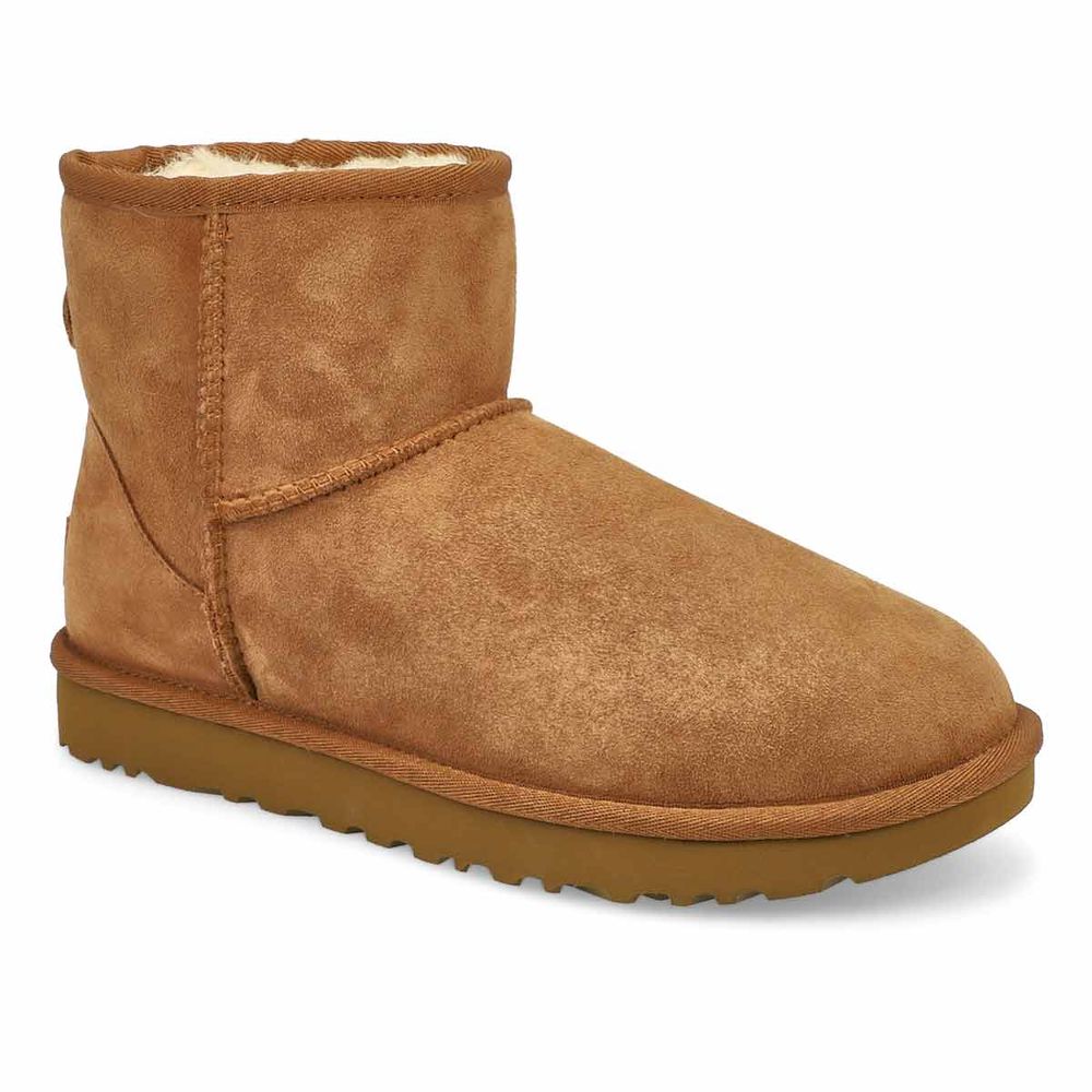 Womens Classic Mini II Boot - Chestnut