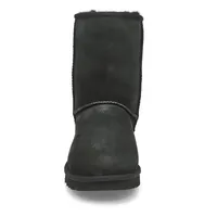 Womens CLASSIC SHORT II Sheepskin Boot - Black
