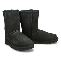 Womens CLASSIC SHORT II Sheepskin Boot - Black