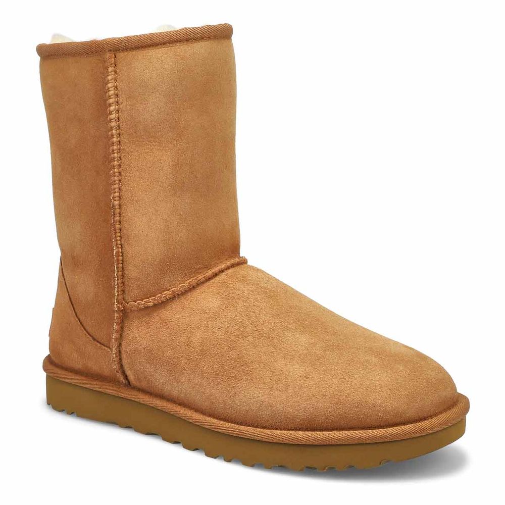 Womens Classic Short II Sheepskin Boot - Chestnut