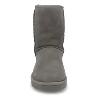 Womens Classic Short II Sheepskin Boot - Grey