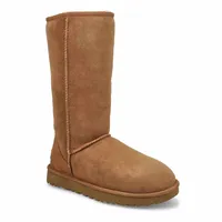 Womens CLASSIC TALL II chestnut sheepskin boots