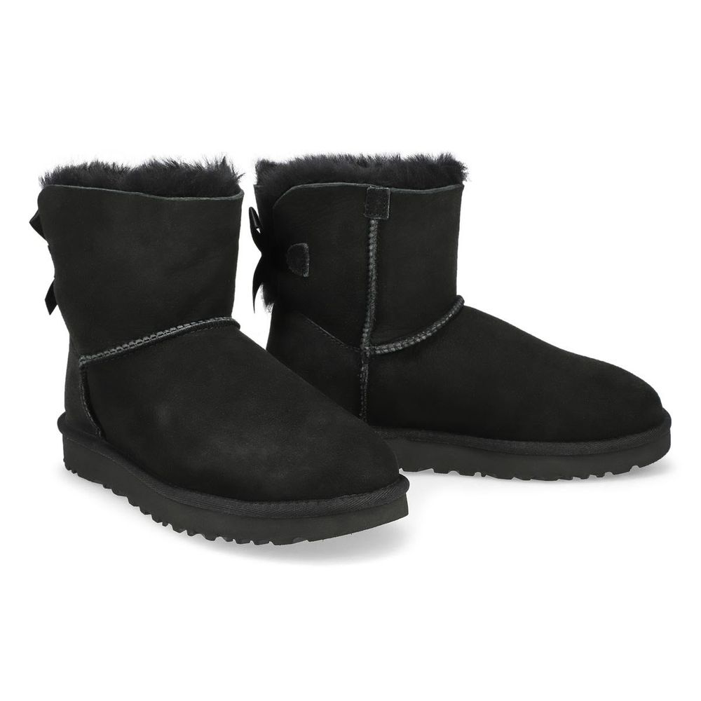 Womens Mini Bailey Bow II Boot - Black