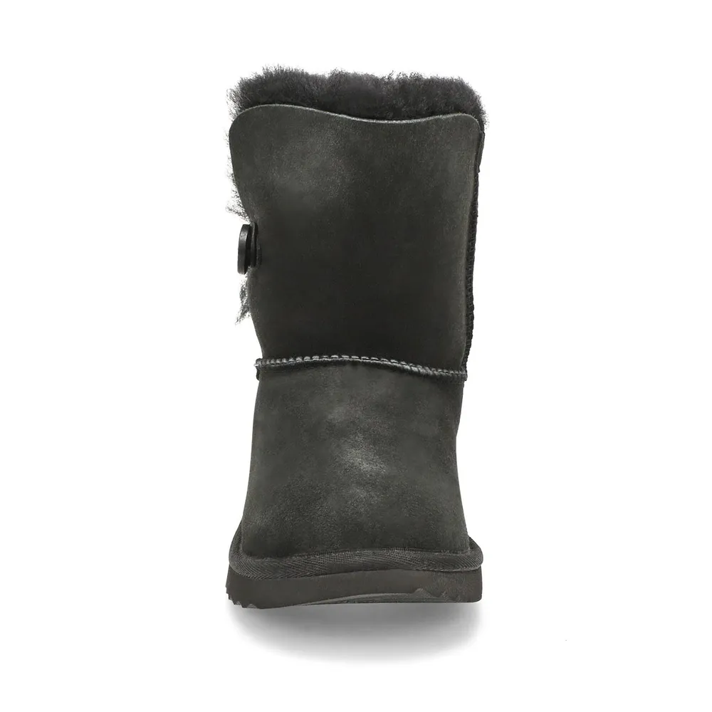 UGG Girl's Bailey Bow II Sheepskin Boot - Bla