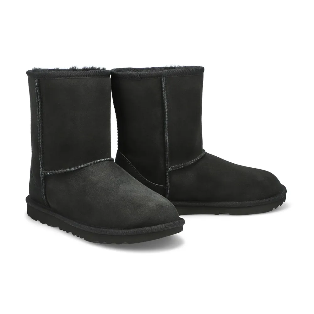 Girls Classic II Sheepskin Boot - Black