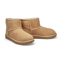 Girls Classic Mini II Sheepskin Boot - Sand