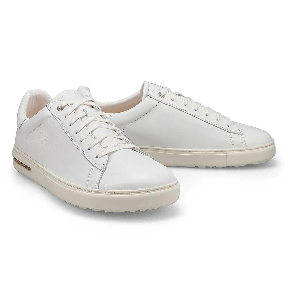 Mens Bend Lace Up Sneaker - White