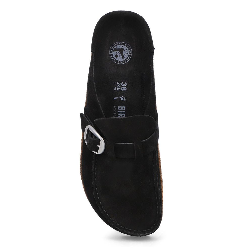 Womens Buckley Casual Narrow Clog - Black