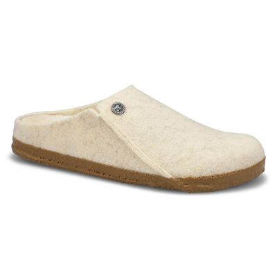 Womens  Zermatt Shearling Narrow Slipper - Ecru