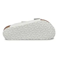 Womens Arizona Soft Footbed 2-Strap Sandal- Antique White