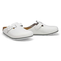 Womens Boston Pro Slip On Clog - White