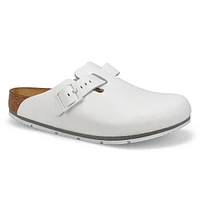 Womens Boston Pro Slip On Clog - White