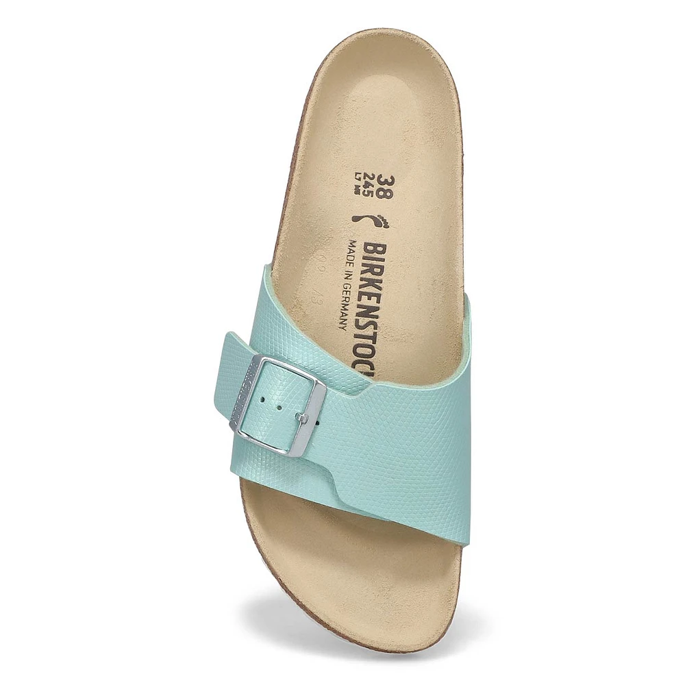 Womens Catalina Soft Footbed Narrow Sandal - Surf Green