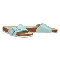 Womens Catalina Soft Footbed Narrow Sandal - Surf Green