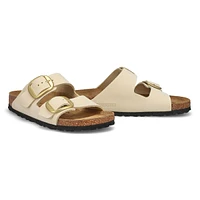 Womens Arizona Big Buckle Narrow 2-Strap Sandal - Ecru