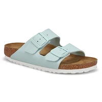 Womens Arizona Birko-Flor 2-Strap Narrow Sandal - Surf Green