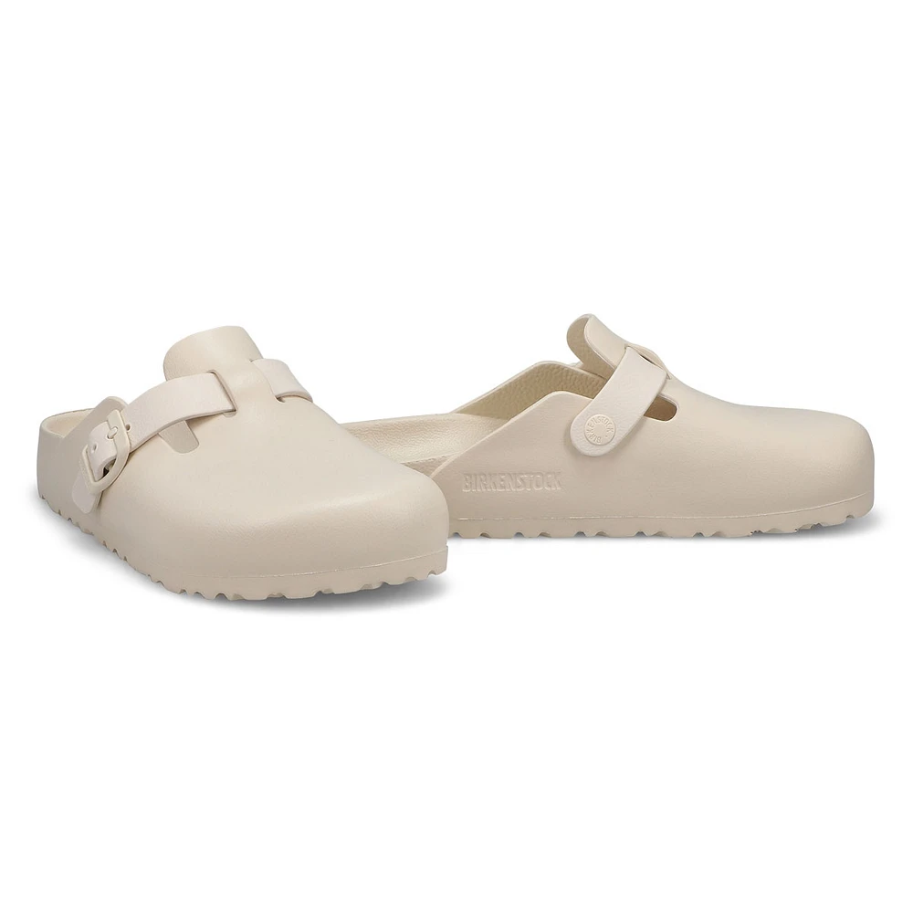 Womens Boston EVA Narrow Casual Clog - Eggshell