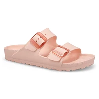 Womens Arizona Stealth Buckle EVA 2 Strap Narrow Sandal - Light Rose