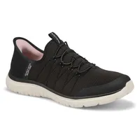 Womens Virtue Glow Slip-Ins Sneaker - Black