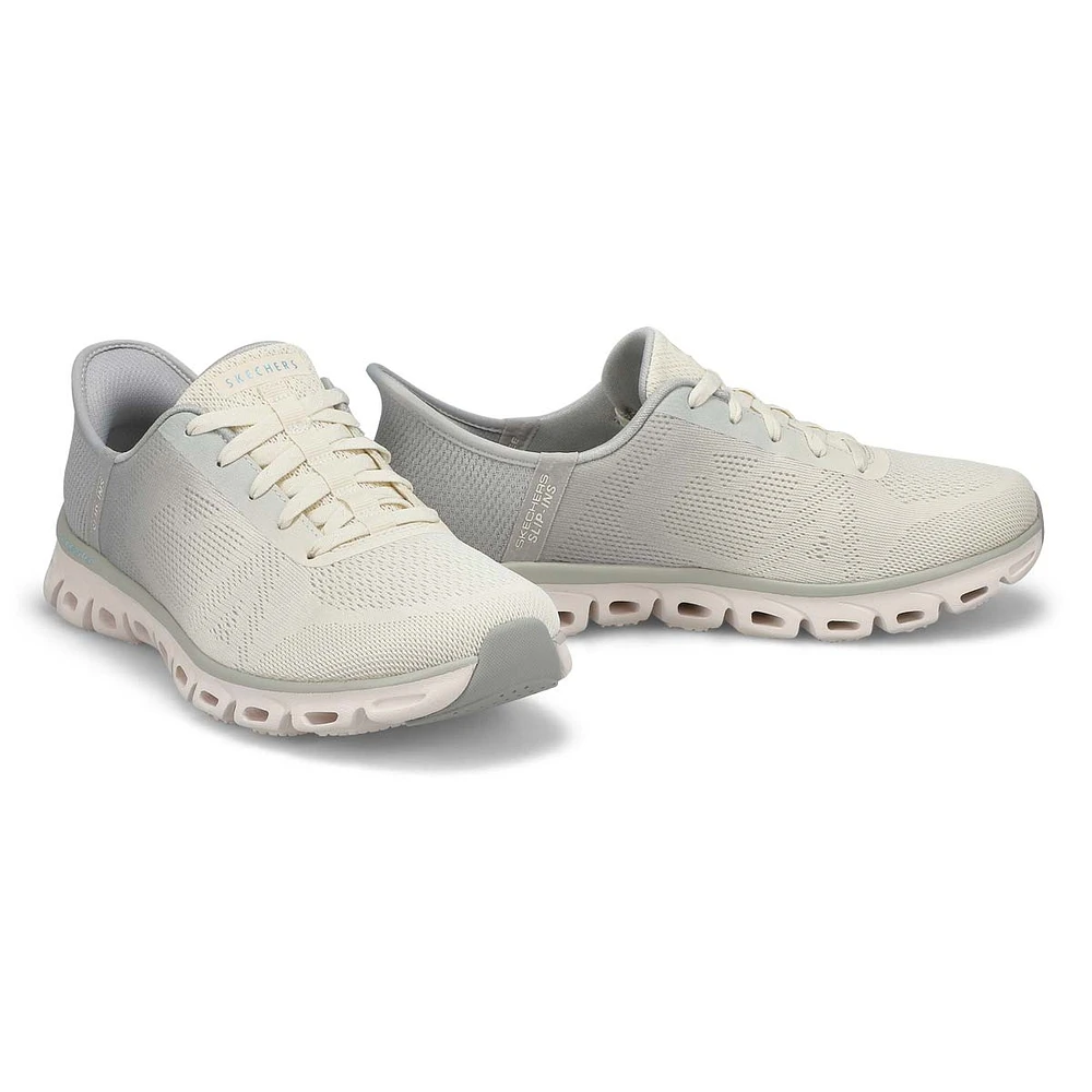 Womens Glide Step Excite Slip-Ins Sneaker - Grey