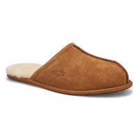 Mens Scuff Sheepskin Slipper - Chestnut