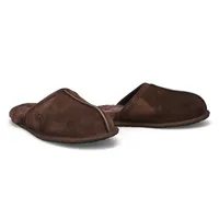 Mens Scuff Sheepskin Slipper - Dusted Cocoa