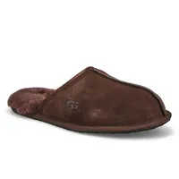 Mens Scuff Sheepskin Slipper - Dusted Cocoa