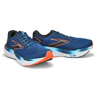 Mens Glycerin 21 Lace Up Performance Sneaker - Blue/Orange