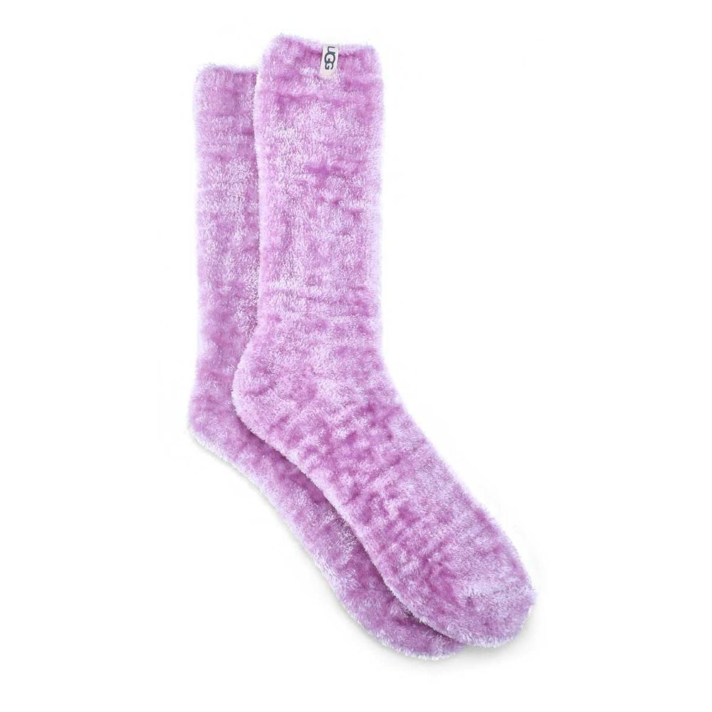 Womens Leda Cozy Crew Sock - Lilac Frost