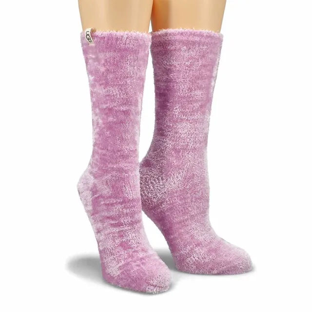 Ugg Australia- Socks Womens Leda Cozy Crew Sock - Lilac Frost