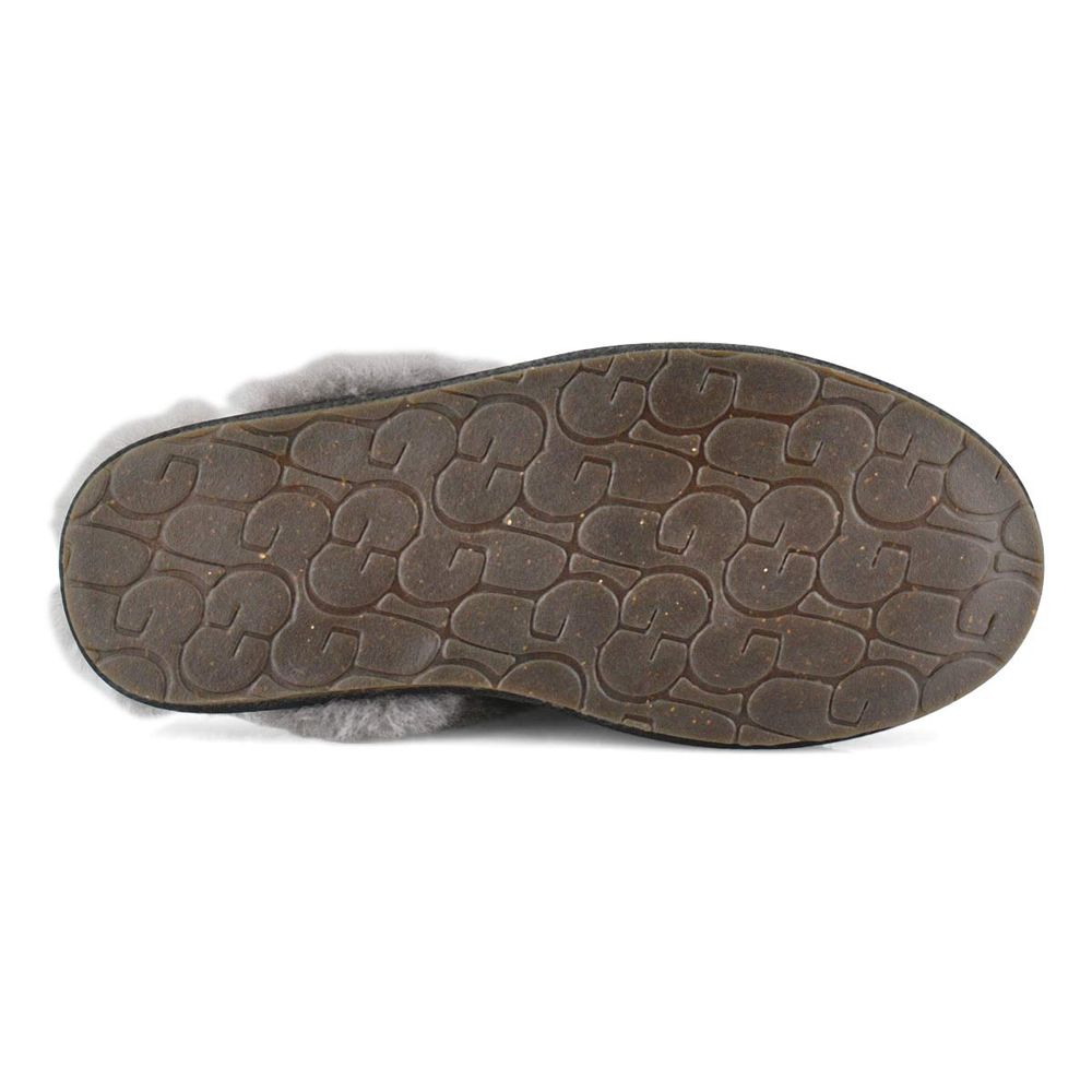 Womens Scuffette II Slipper - Black/Grey